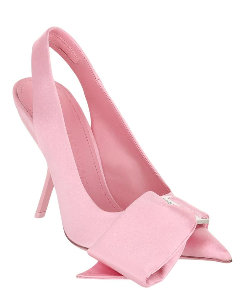 Salvatore Ferragamo Erica Satin Slingback Pumps 2