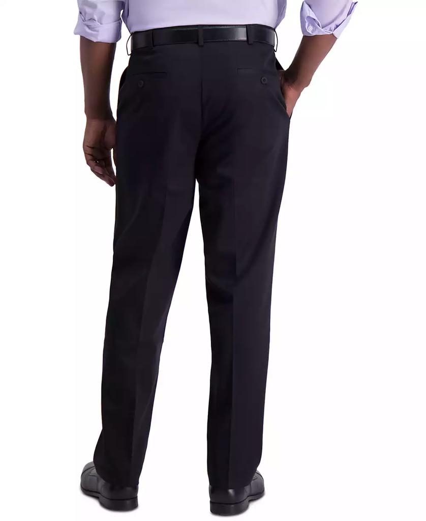 Haggar Men’s Iron Free Premium Khaki Classic-Fit Flat-Front Pant