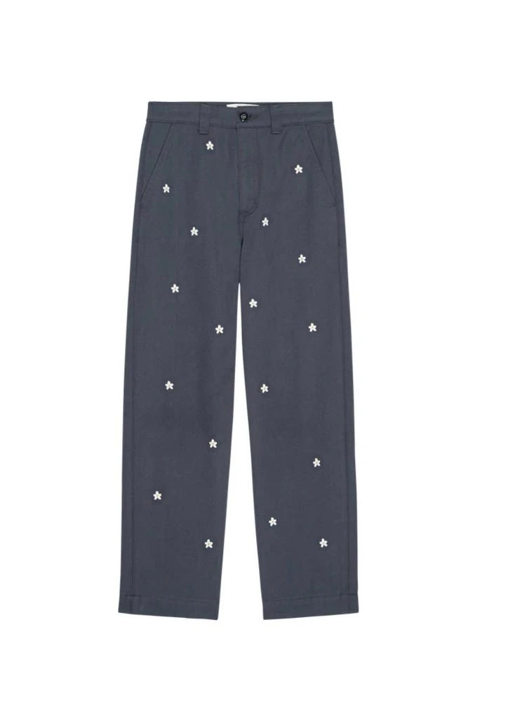 The Great The Great. - Garage Daisy Embroidery Trouser Pants 4