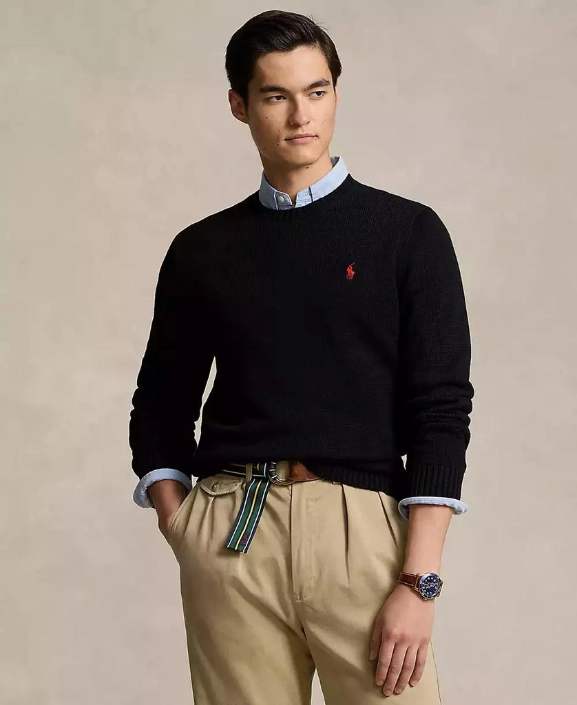 Ralph Lauren Men
s Cotton Crewneck Sweater
