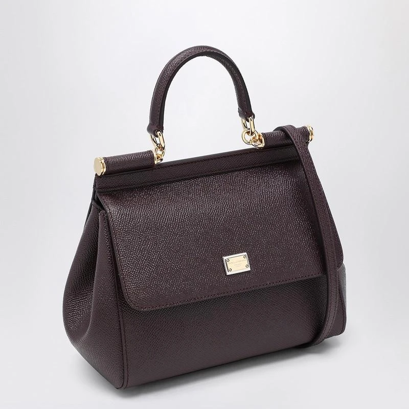 Dolce 
Gabbana Large wine-colored Sicily Hand Bag 3