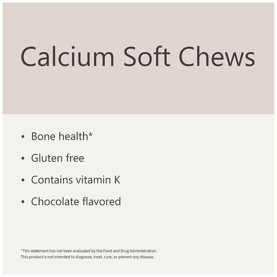 Walgreens Calcium Soft Chews Chocolate 6