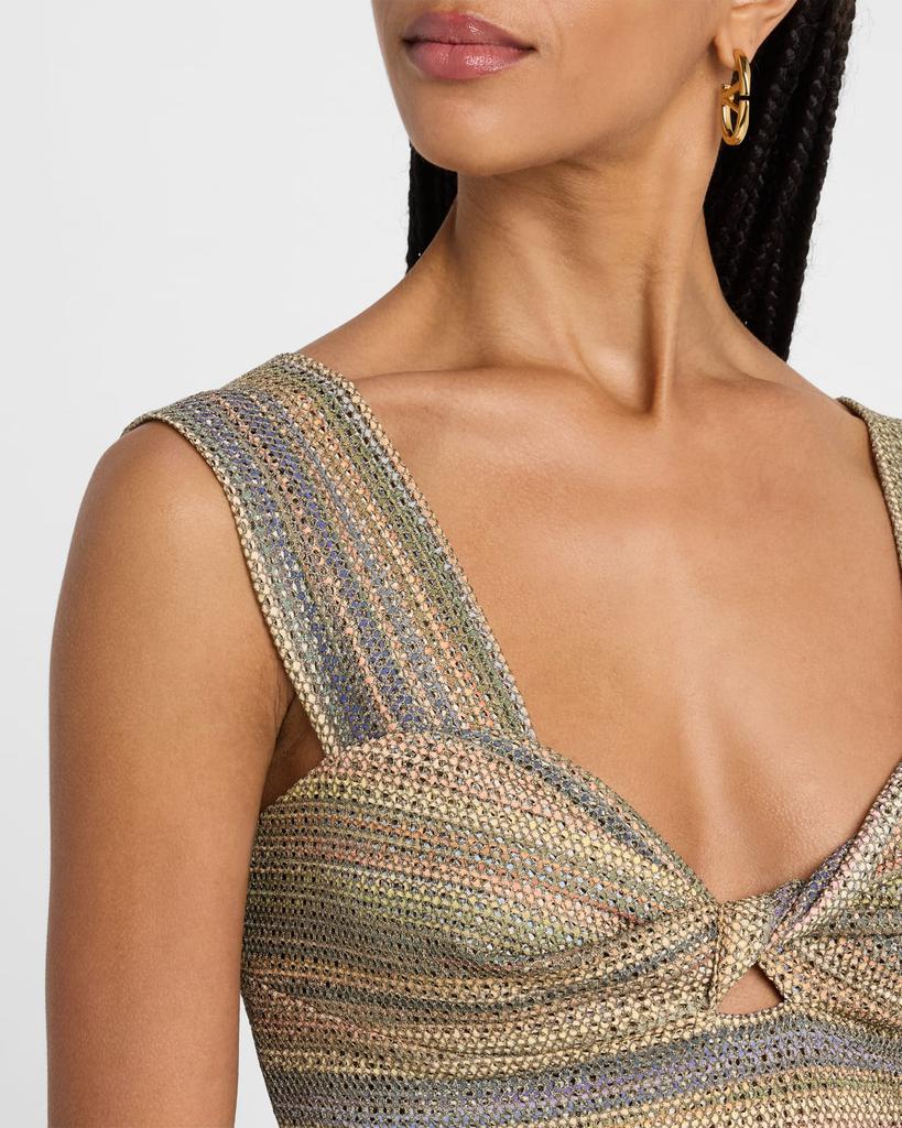 IRO Eloy Twist-Front Sleeveless Crop Top - Leggings - Free