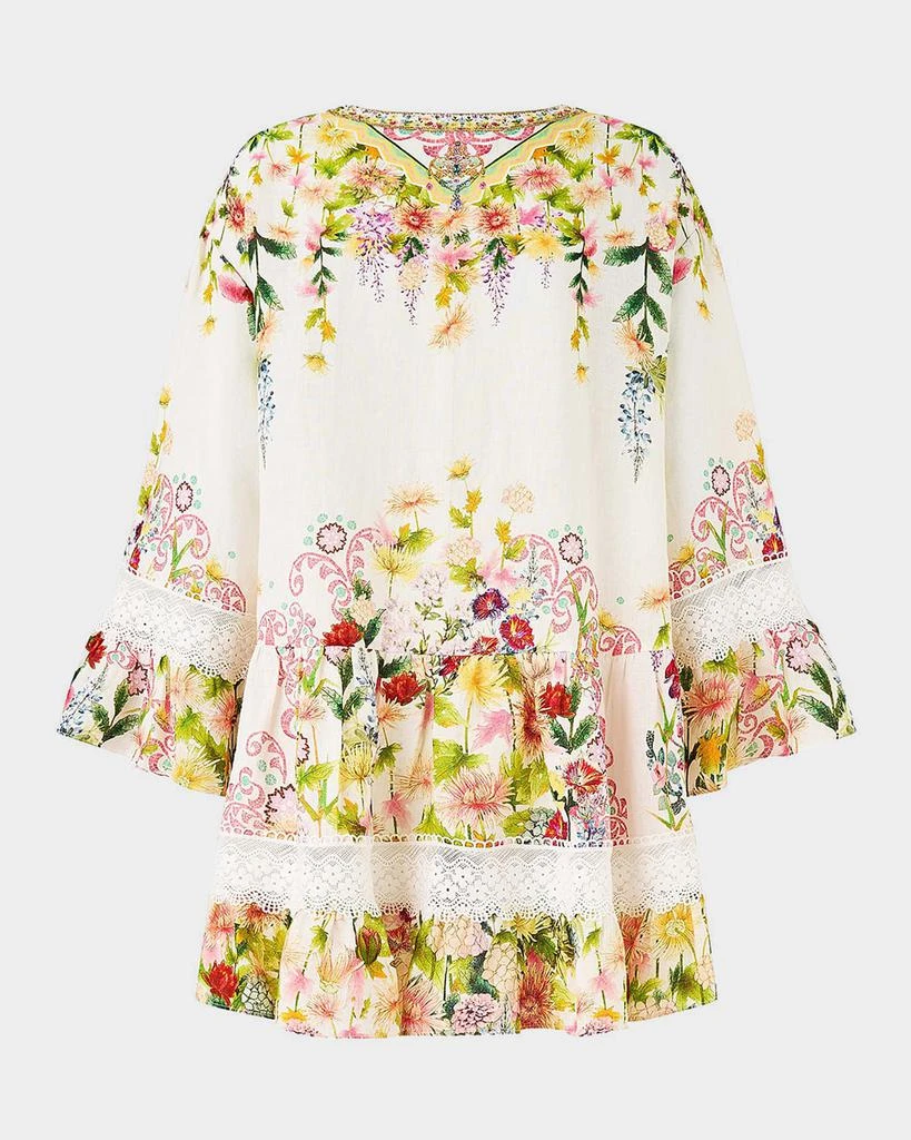 Camilla The Call of Catalonia V-Neck Tiered Mini Dress 7