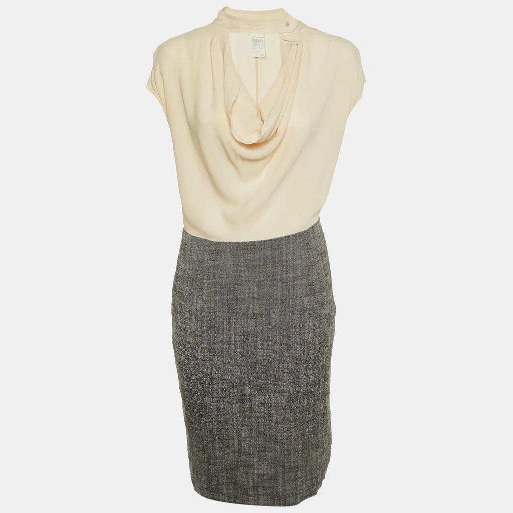 Max Mara Beige Crepe & Linen Blend Midi Dress M  On Sale Now with Up to  64% Off | Discover Exclusive Deals & Savings at BeyondStyle  Authentic Max  Mara Women|Women's