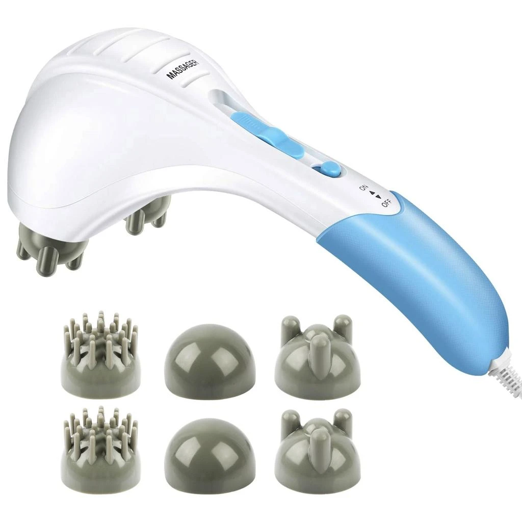 ERUULE Handheld Percussion Massager - Double Head, Full Body Relaxation 1