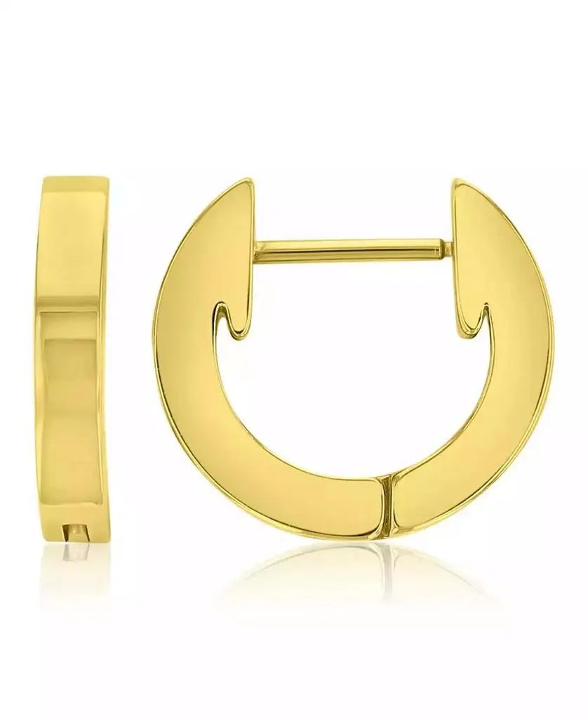 Roxy Waterproof Yellow 15mm Huggie Earrings