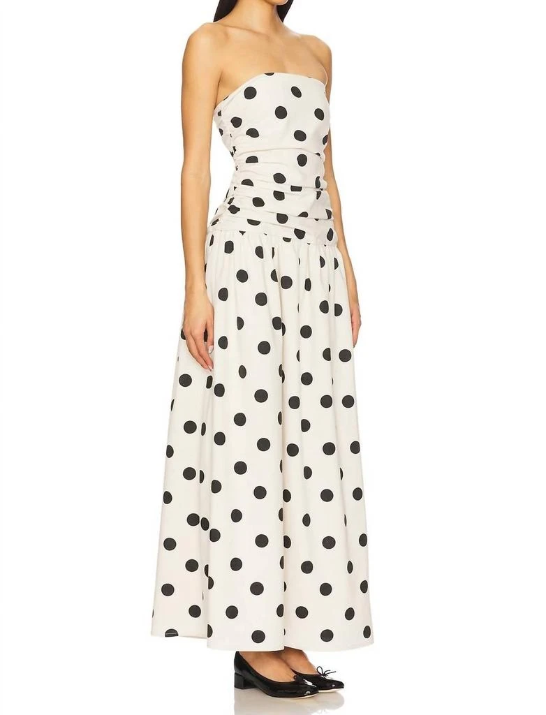 4th & Reckless Brona Dress In Polka Dots 3
