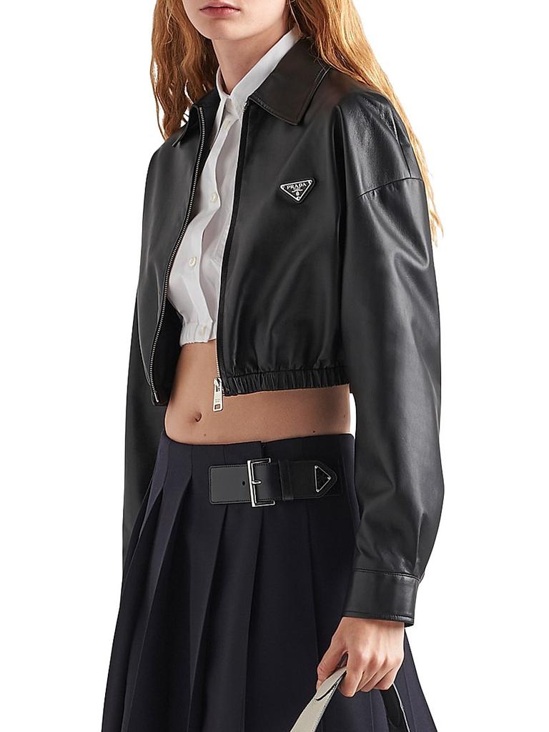 Prada Leather Jacket - Jackets - Free Shipping - BeyondStyle
