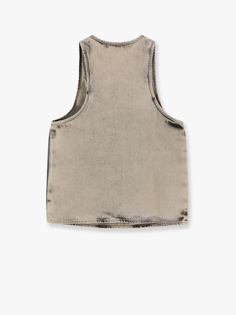 3 X 1 Moon stone-washed denim tank top 2