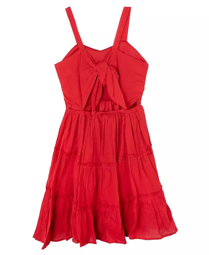 Rare Editions Big Girls Crochet Gauze Dress 7
