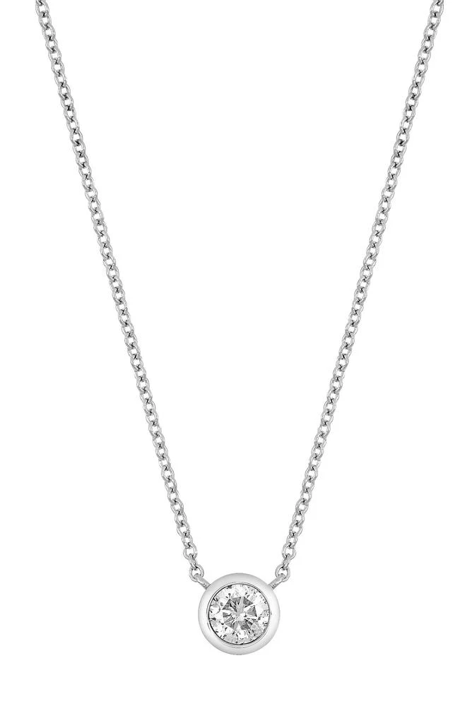 Bony Levy Diamond Bezel Pendant Necklace - 0.37 ctw. 1