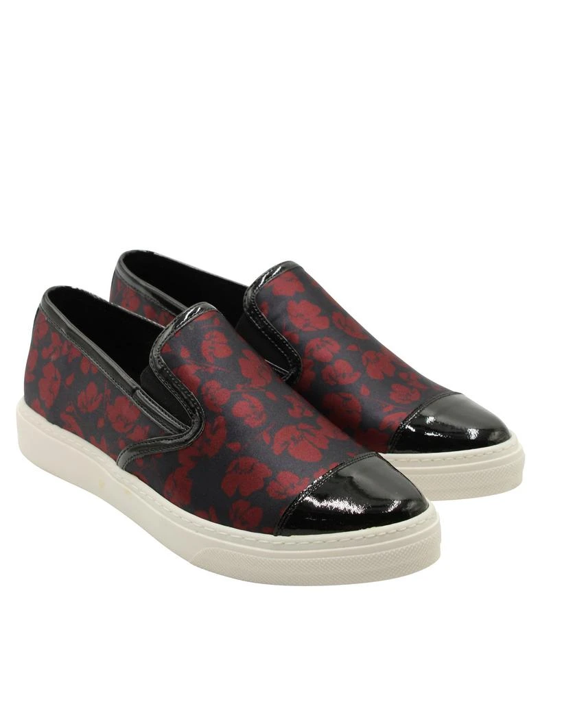 MOTHER OF PEARL Floral Sneakers in Multicolor Satin 3