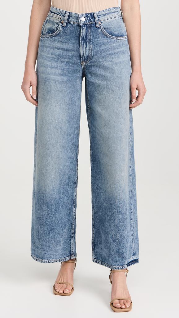 Free People Waterfalls Baggy Wide Leg Jeans