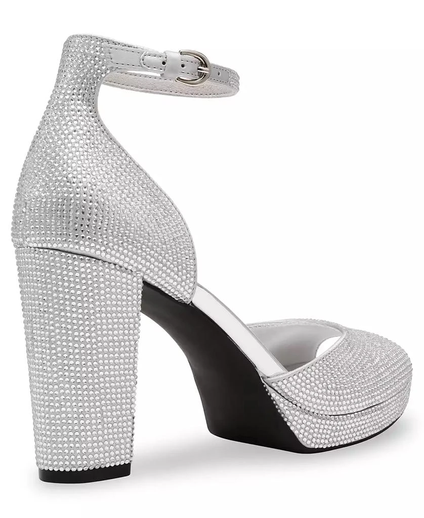 Anne Klein Women's Vista Embellished Platform Dress Sandals 6