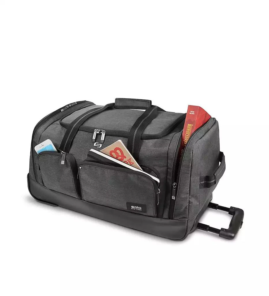 SOLO New York Leroy Carry-On Rolling Duffel Bag 10
