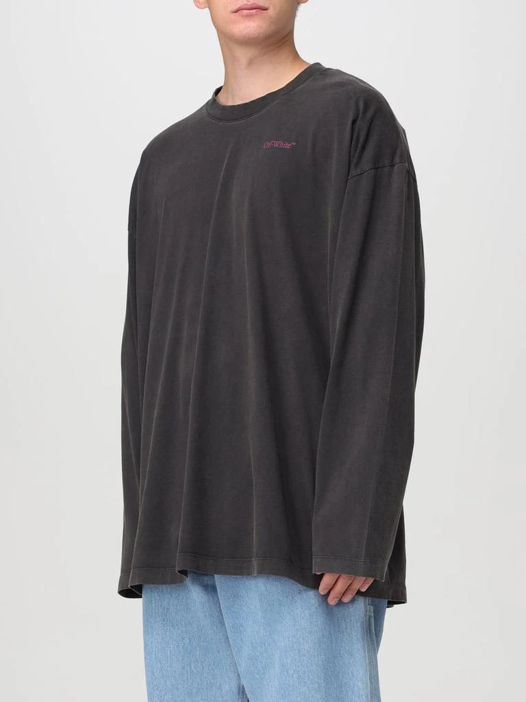 Off-White Off-white long-sleeve cotton t-shirt with print 4