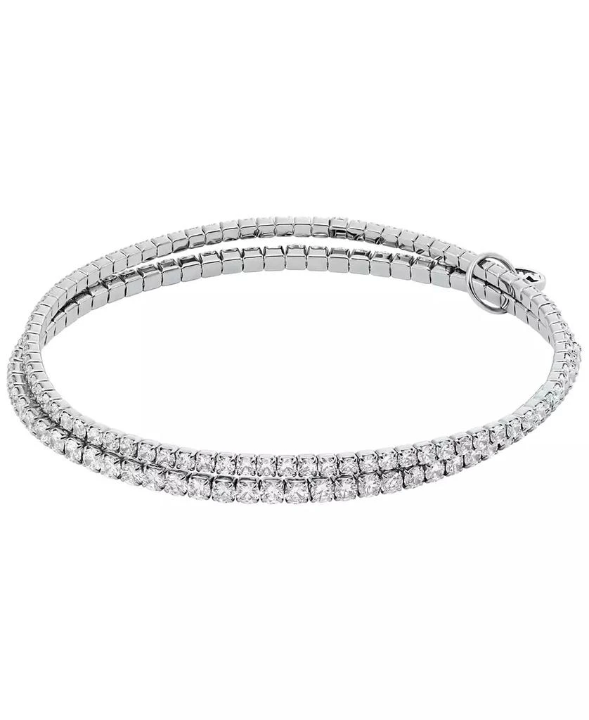 Michael Kors Platinum-Plated Brass Bracelet and Earrings Set 3