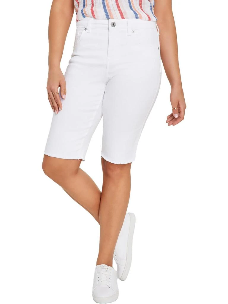 Style & Co Womens Curvy Fit Cotton Bermuda Shorts 4