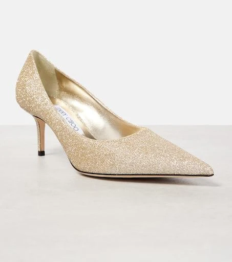Jimmy Choo Love 65 glitter pumps 5