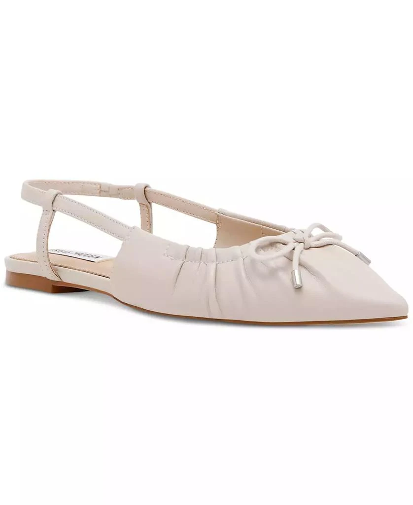 Steve Madden Women's Laylah Pointed-Toe Pleated Slingback Flats 1