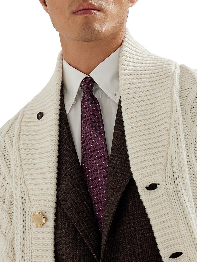 Brunello Cucinelli Silk Jacquard Tie