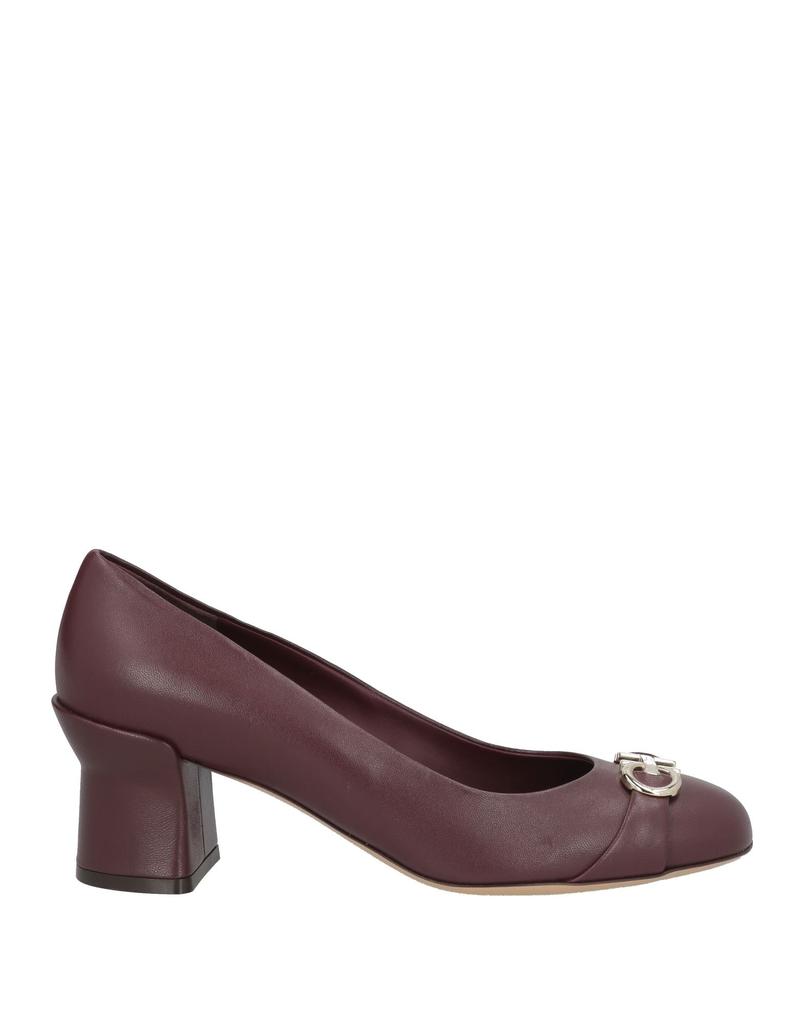 Salvatore Ferragamo Carla Metallic Bow Leather Pumps - High