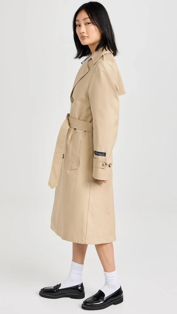 HOMMEGIRLS Classic Khaki Trench Coat 3