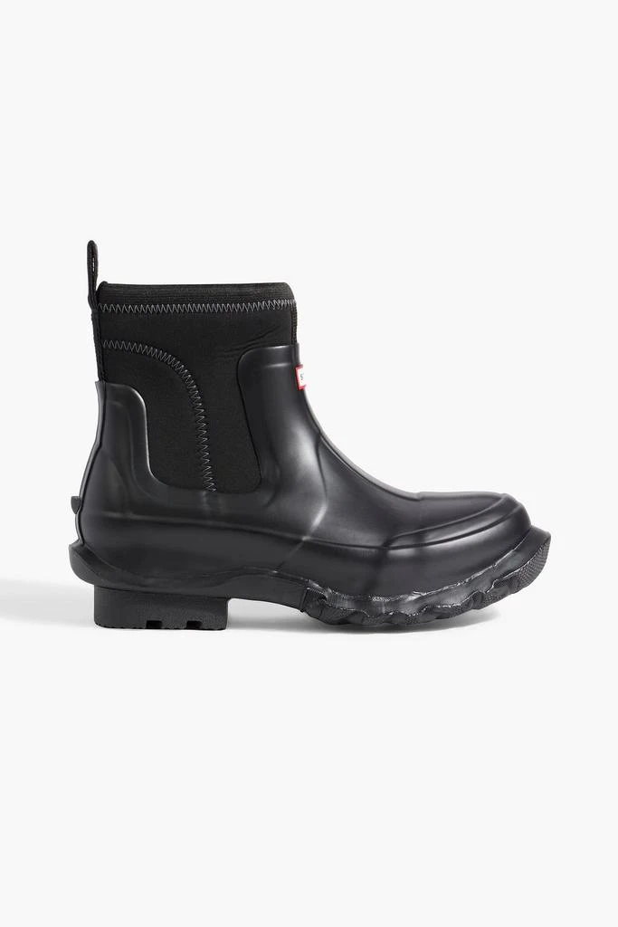 Stella McCartney + Hunter rubber and neoprene rain boots 1
