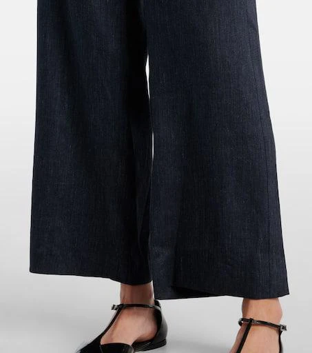 Max Mara Aris linen-blend straight pants 5