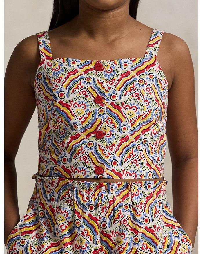 Ralph Lauren Girls
 Riviera-Print Cotton Top 
Short Set - Little Kid, Big Kid
