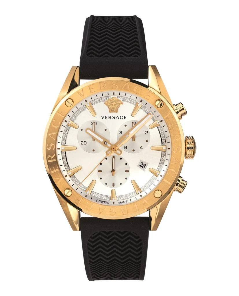 Versace V-Chrono Silicone Watch 1