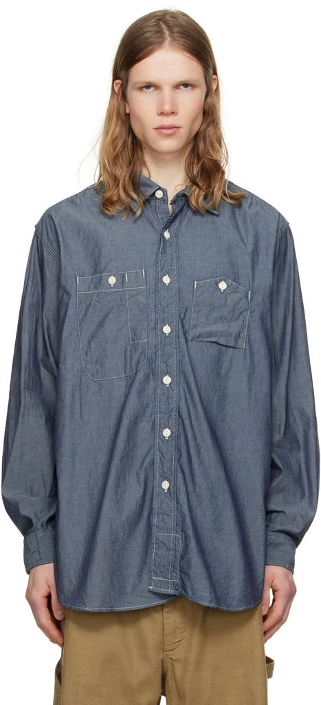 Engineered Garments Indigo Work Shirt 1