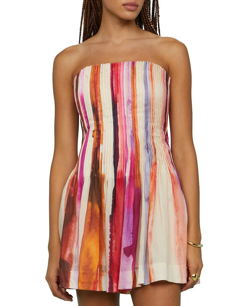 AMUR Gina Pintuck Mini Dress 3