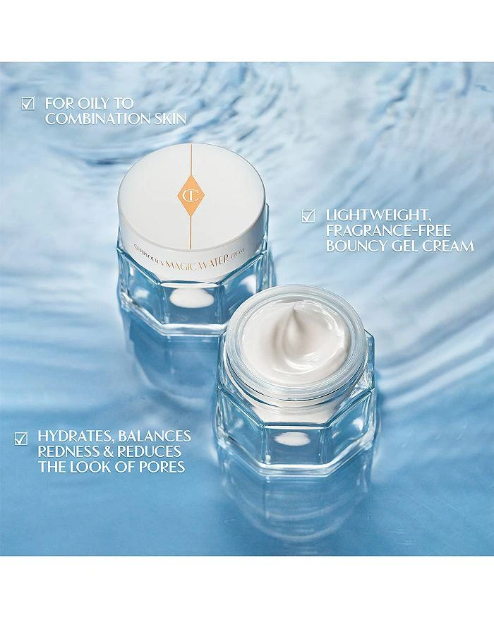 Charlotte Tilbury Magic Water Cream Refillable Gel Moisturizer with Niacinamide 4