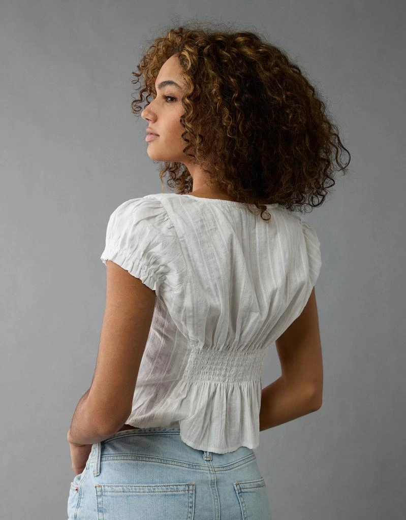 AE AE Cap-Sleeve Corset Blouse 2