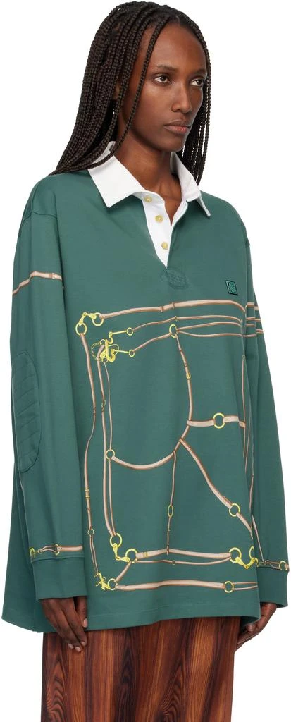 Conner Ives Green Belt Printed Rugby Polo 2