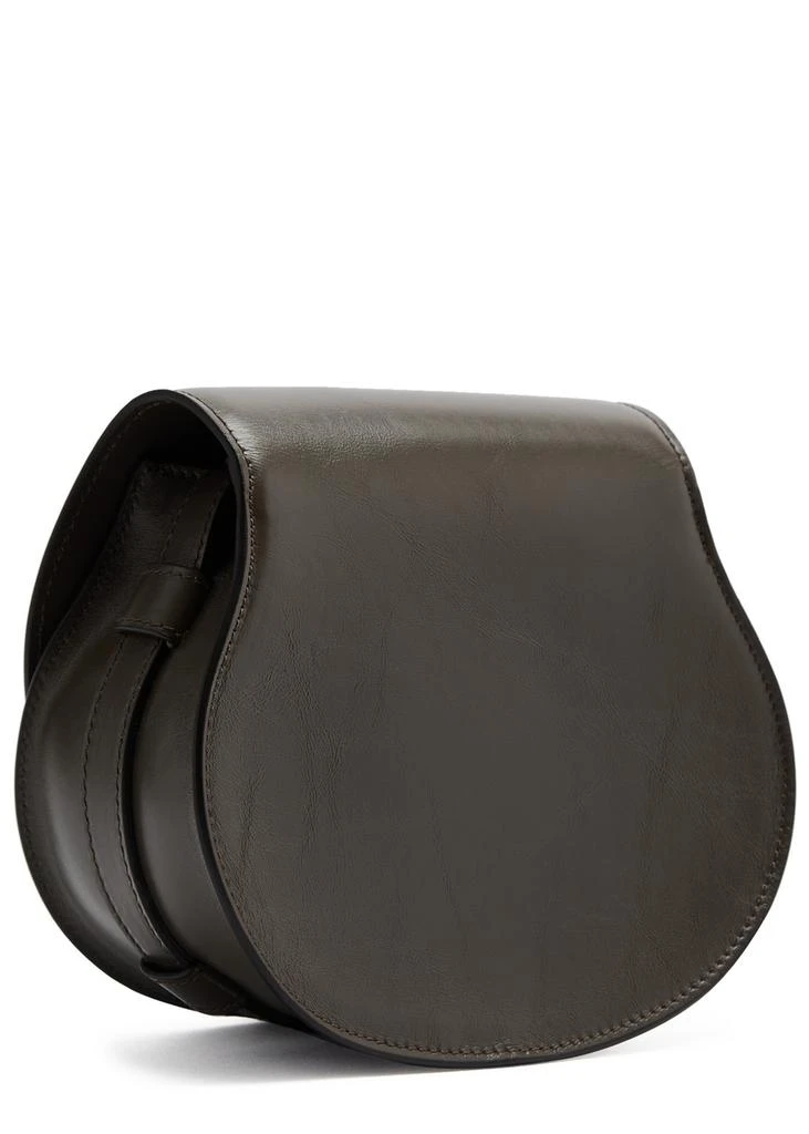 Chloé Marcie small glossed leather saddle bag 2