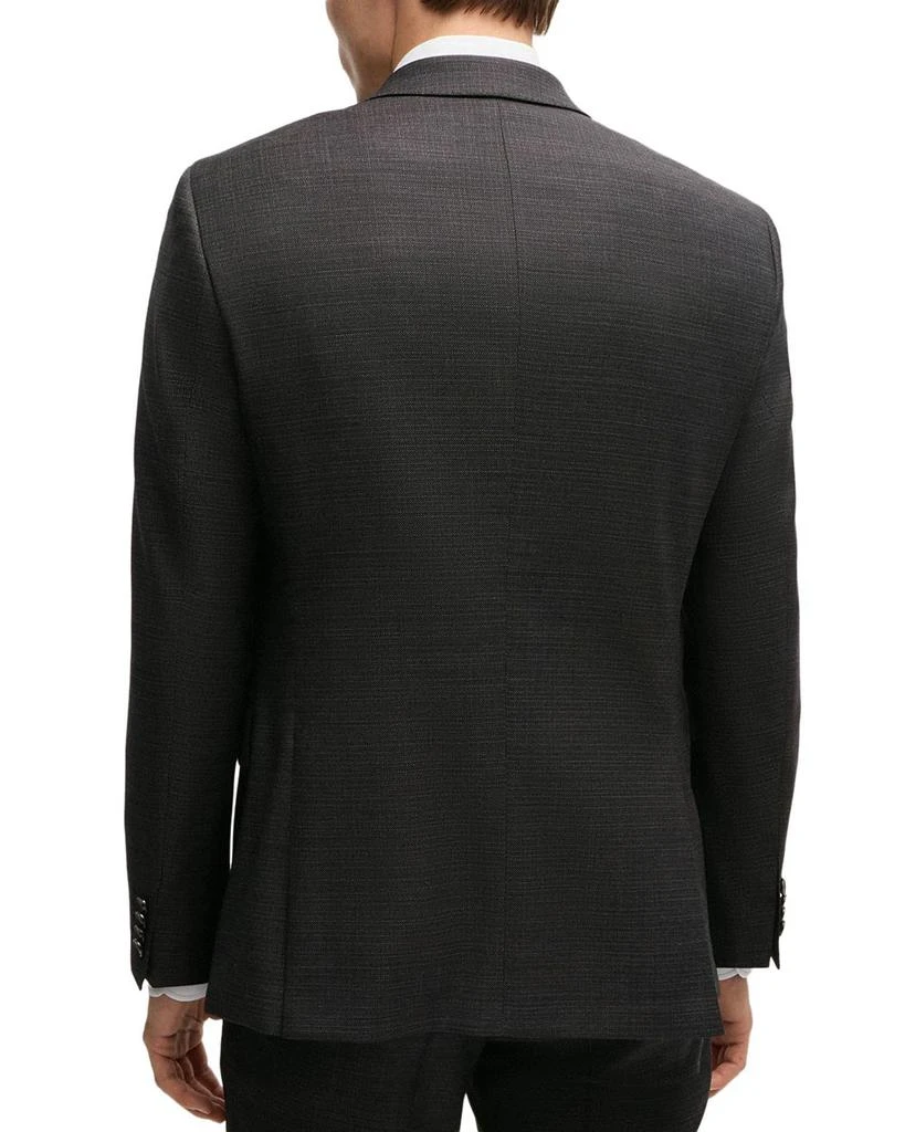 Hugo Boss H-Huge Weave Textured Wool Slim Fit Suit 5