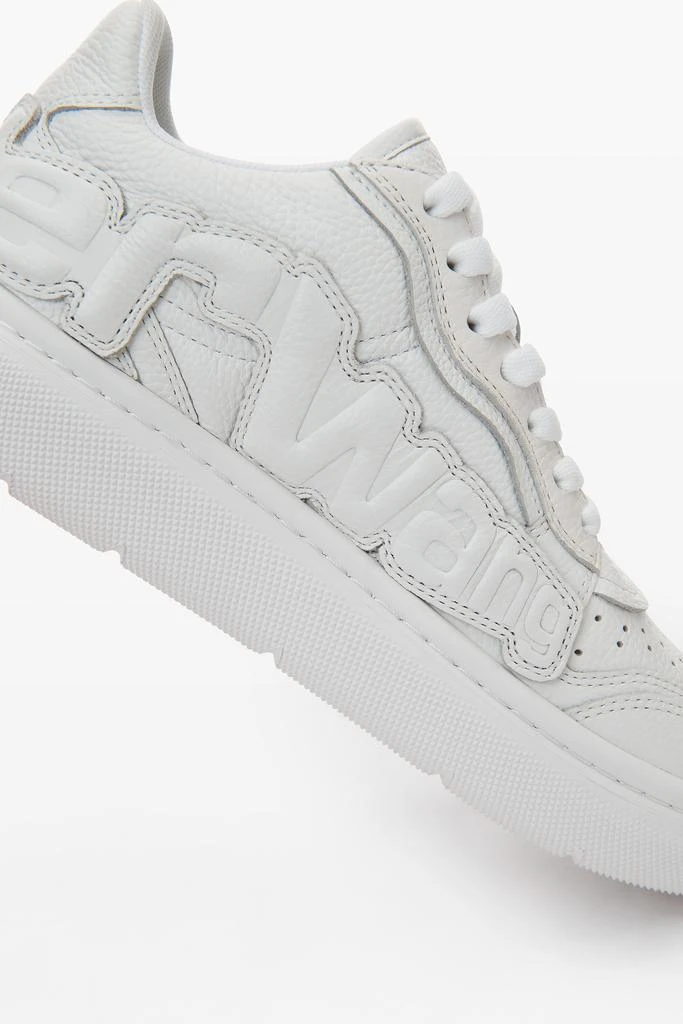 Alexander Wang puff pebble leather sneaker with logo 3
