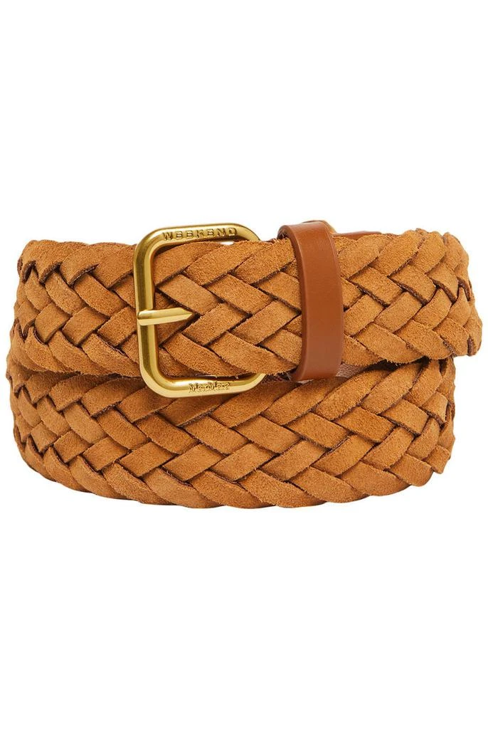 Weekend Max Mara Woven suede belt 1