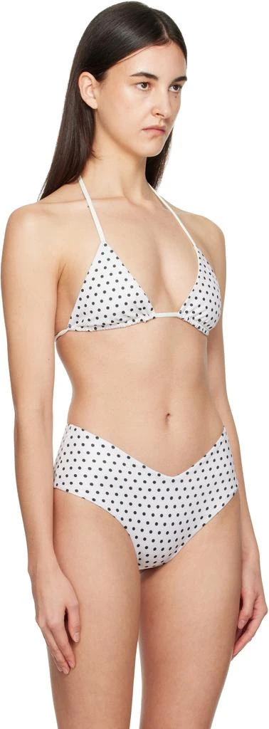 Belle Anna White & Black Estelle Bikini Top 2