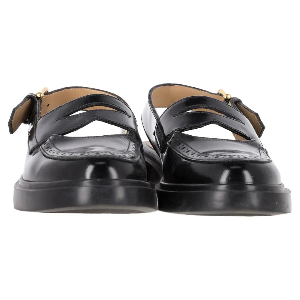 Thom Browne Slingback Penny Loafers in Black Leather 2