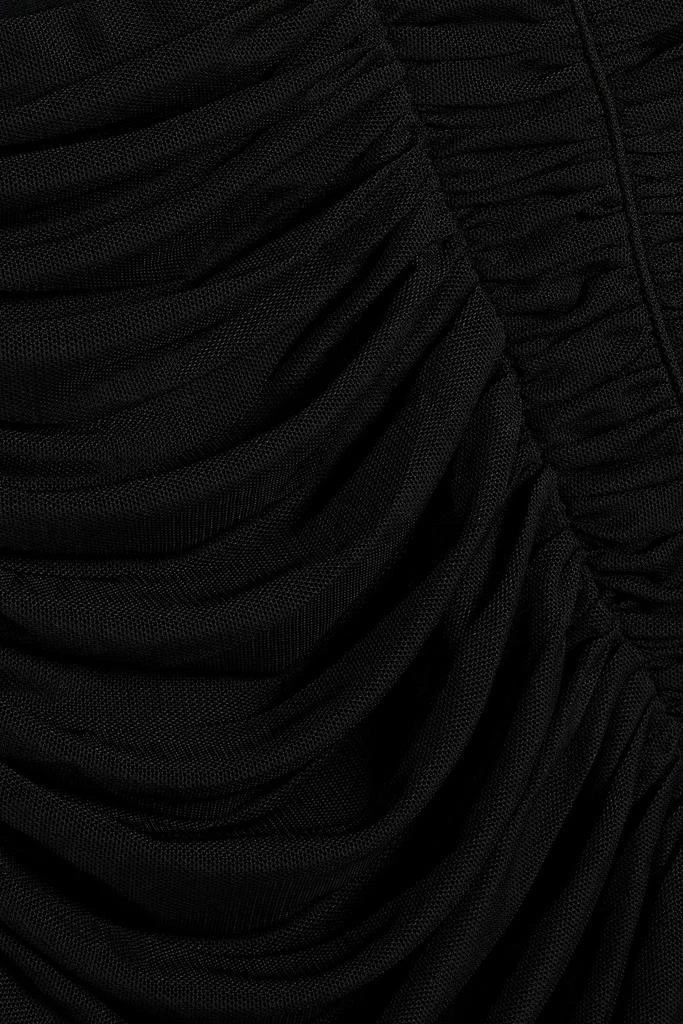 SIMKHAI Seraiah one-shoulder cutout mesh dress 4
