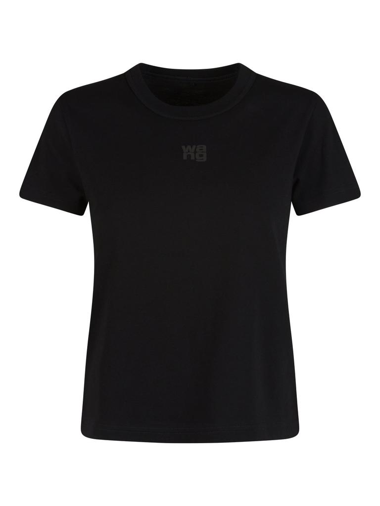 【送料&関税込】T by Alexander Wang Black Cotton T-shirt Alexander Wang T By Alexander Wang T-Shirt - T-Shirts