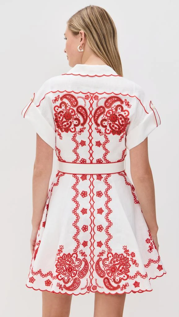 Zimmermann Lucky Embroidered Mini Dress 2
