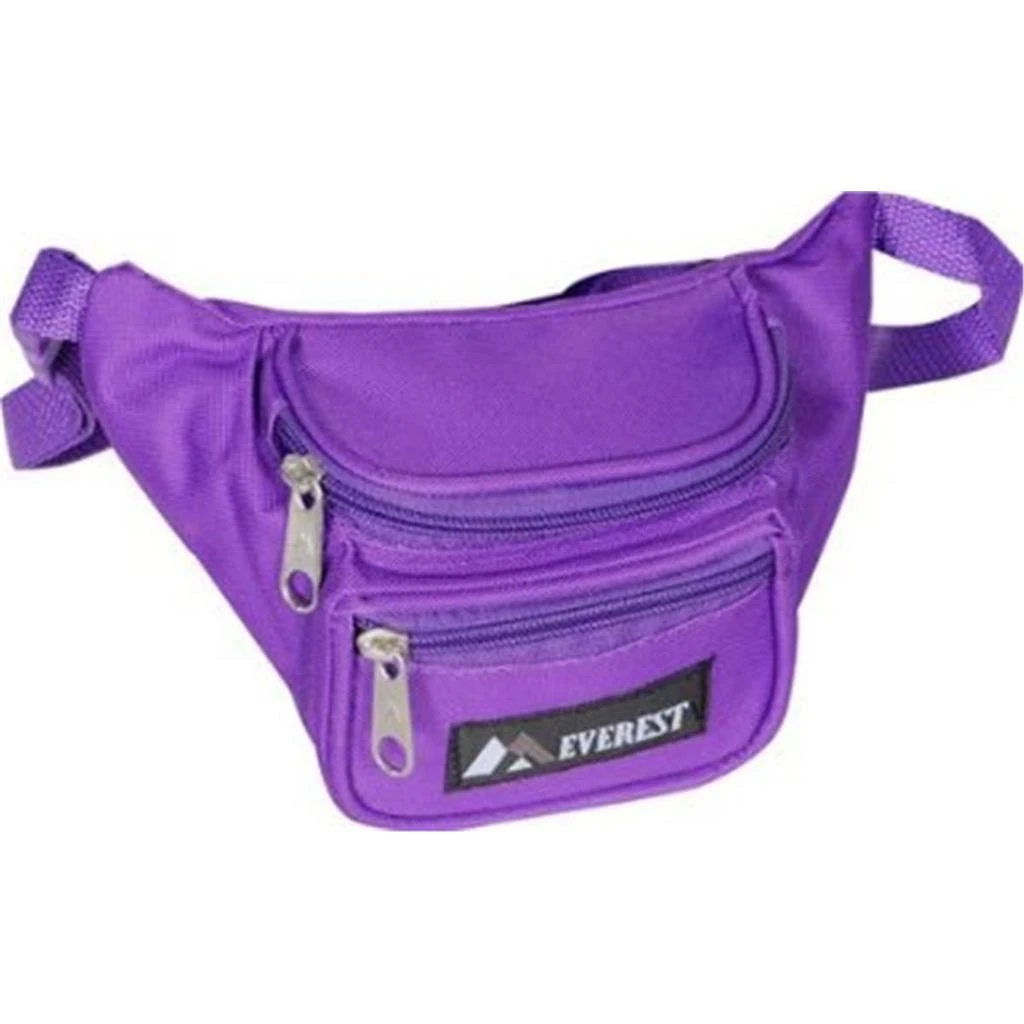 Everest 044KS-DPL Signature Waist Pack - Junior - Dark Purple