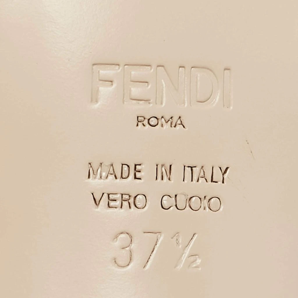 Fendi Fendi Multicolor Zucca Mesh and Fabric Colibri Pumps Size 37.5 9