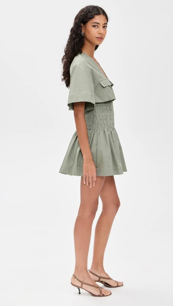 AMUR Genny Smocked Mini Dress 3
