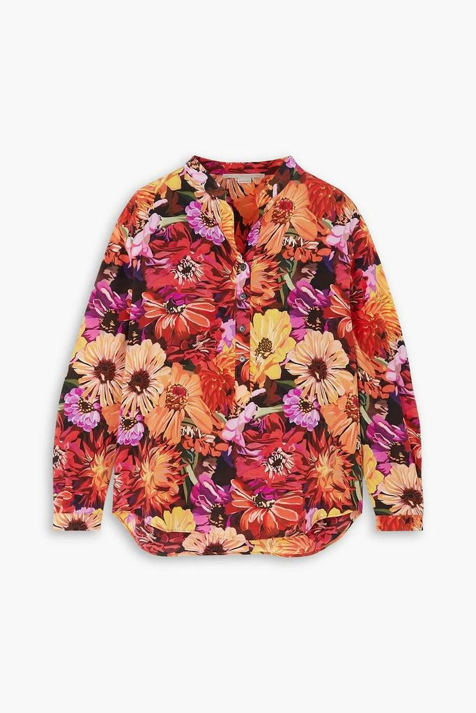 STELLA MCCARTNEY Floral-print silk crepe de chine blouse 1